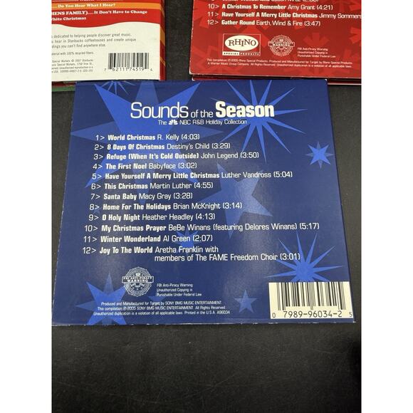 Sounds Of The Season NBC Holiday Collection Various Artists Jazz Lot Of 3 CDs -D - Picture 3 of 8